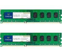 Timetec 16GB KIT(2x8GB) DDR3 1600 MHz (DDR3-1600) PC3-12800 Non-ECC Unbuffered 1,5 V CL11 2Rx8 Dual Rank 240 Pin UDIMM Memoria per computer desktop PC RAM