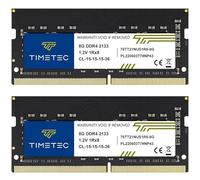 Timetec 16GB KIT(2x8GB) DDR4 2133MHz (PC4-2133P) PC4-17000 SODIMM RAM per laptop, mini PC e computer All-in-One - Non-ECC Unbuffered, 260 pin, 1,2V CL15 modulo di memoria