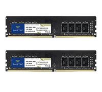 Timetec 32GB KIT(2x16GB) DDR4 2666MHz (PC4-2666V) PC4-21300 UDIMM RAM per desktop - Non-ECC Unbuffered, 288 pin, 1,2V CL19 modulo di memoria DIMM