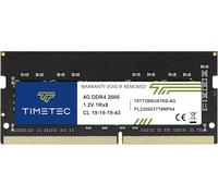Timetec 4GB DDR4 2666MHz (PC4-2666V) PC4-21300 SODIMM RAM per laptop, notebook, mini PC e computer All-in-One - Non-ECC Unbuffered, 260 pin, 1,2V CL19 modulo di memoria