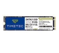 Timetec 512 GB SSD 3D NAND SATA III 6 Gb/s M.2 2280 NGFF 256 TBW Lesegeschwindigkeit bis zu 550 MB/s SLC-Cache Leistungssteigerung Internes Solid-Stat