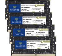 Timetec 64GB KIT(4x16GB) DDR4 2400MHz (PC4-2400T) PC4-19200 SODIMM RAM per lapto