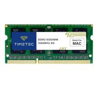 Timetec 8GB Apple DDR3 1067MHz/1066MHz PC3-8500 per Mac Book(metà 2010 13''), Mac Book Pro(metà 2010 13''), iMac(fine 2009 27''), Mac Mini(metà 2010) SODIMM Aggiornamento della RAM MAC