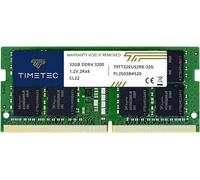 Timetec Hynix IC 32GB DDR4 3200MHz PC4-25600 Unbuffered ECC UDIMM 1.2V CL22 2Rx8 Dual Rank 260 Pin SODIMM Memoria RAM Modulo