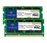 Timetec IC Apple Hynix 4 GB DDR3 1600 MHz PC3 - 12800 SODIMM memoria laptop per MacBook Pro 33 cm Early 2011, iMac 54,6 cm Mid 2011, Mac mini Mid 2011 server (4GB) 16GB Kit (2 * 8GB)