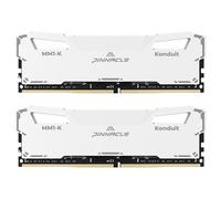 Timetec Pinnacle Konduit 32GB KIT(2x16GB) DDR4 3200MHz PC4-25600 CL16-20-20-40 XMP2.0 Overclocking 1.35V Dual Rank Compatible for AMD and Intel Desktop Gaming Memory- Bianco