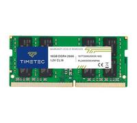 Timetec Premium 16GB DDR4 2666MHz (PC4-2666V) PC4-21300 SODIMM RAM per laptop, mini PC e computer All-in-One - Non-ECC Unbuffered, 260 pin, 1,2V CL19 modulo di memoria