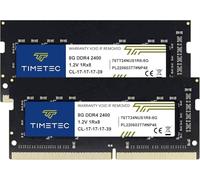 Timetec Premium 16GB KIT (2x8GB) DDR4 2400MHz PC4-19200 Non ECC Unbuffered 1.2V CL17 1Rx8 Single Rank 260 Pin SODIMM Laptop PC Memoria del computer Modulo RAM Aggiornamento