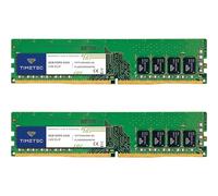 Timetec Hynix IC DDR4 2400MHz PC4-19200 Non ECC Unbuffered 1.2V CL17 2Rx8 Dual Rank 288 Pin UDIMM Desktop PC Computer Memory Ram Module Upgrade (16GB KIT(2x8GB) Premium)