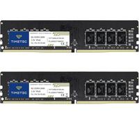 Timetec Premium 16GB KIT(2x8GB) DDR4 2666MHz (PC4-2666V) PC4-21300 UDIMM RAM per desktop - Non-ECC Unbuffered, 288 pin, 1,2V CL19 modulo di memoria DIMM
