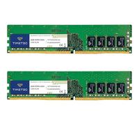 Timetec Premium 16GB KIT (2x8GB) DDR4 2666MHz PC4-21300 Unbuffered Non ECC Unbuffered 1.2V CL19 1Rx8 Single Rank 288 Pin UDIMM Memoria Desktop Modulo RAM Aggiornamento