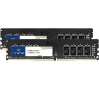 Timetec Premium 32GB KIT(2x16GB) DDR4 3200MHz (PC4-3200AA) PC4-25600 UDIMM RAM per desktop - Non-ECC Unbuffered, 288 pin, 1,2V CL22 modulo di memoria DIMM