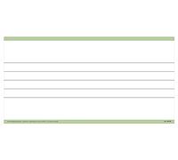 TimeTEX - Linee demo magnetiche per lavagna bianca | Lavagna bianca scrivibile, magnetica e cancellabile | Contenuto: 2 pezzi Set lavagna bianca inclusa copia A4