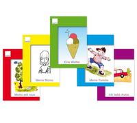 TimeTEX Set di libri da lettura formato A6, tutti i colori, 38 pezzi.