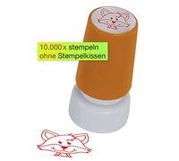 TimeTEX - Timbro serigrafato "Perpetuum" volpe - rotondo Ø 18 mm - 62339