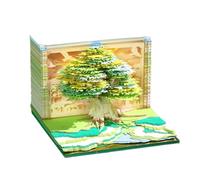 TimeTree 2027 Tree Memo Pad, 3D Calendar, LED Light Sticky Notes