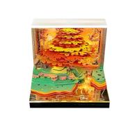 TimeTree 2027 Tree Memo Pad, 3D Calendar, LED Light Sticky Notes