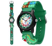 Timever Orologi per bambini e bambine dai 3 agli 8 anni, Kl-a-verdenero