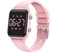 Timever Orologio digitale per bambini dai 5 ai 14 anni, per ragazze e ragazzi, orologio sportivo per attività all'aperto, orologio digitale con conteggio dei passi, calcolo della distanza, vibrazione