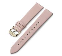 Timex 18mm Genuine Leather Strap - Pink with Gold-Tone Buckle