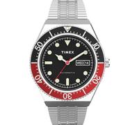 Timex 40 mm M79 Automatic Stainless Steel Case Black Dial Stainless Steel Band Silver/Black/Silver One Size