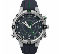 Timex, ,Accessories ,unisex ,Grigio ,ONE SIZE Expedition Tide-Temp-Compass Orologio con Cinturino in Silicone 45mm