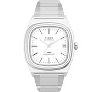 Timex Automatic 1983 E Line Reissue 34mm Orologio con cinturino di espansione in acciaio inossidabile
