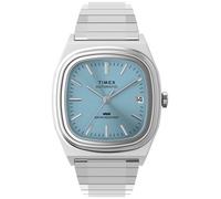 Timex Automatico 1983 E-Line (34 Mm) Quadrante Azzurro / Bracciale TW2Y66700