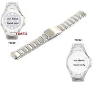Timex Cinturino di Ricambio T2C931 Automatico Acciaio Inox 22mm