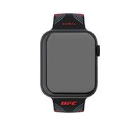 Timex Cinturino UFC compatibile con Apple Watch da 44 mm, 45 mm, 49 mm, nero/Rosso/argento, Taglia unica, Cinghie UFC