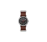 Timex da Uomo Weekender Pelle Cinturino Orologio TW2R63100 38mm Impermeabile