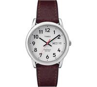 Timex T20041 Orologio da uomo con cinturino in pelle facile da leggere, 35 mm