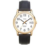 Timex Orologio da uomo T2H291 Easy Reader Indiglo 35 mm Impermeabile Bianco/Nero
