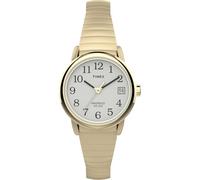Timex Orologio da donna Classic T2H351 – Analogico, Acciaio inox oro, cinturino elastico 25 mm