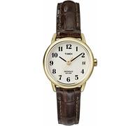 Timex Easy Reader T20071 Orologio da donna con cinturino in pelle marrone da 25 mm