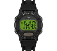 Timex Expedition CAT 41mm Orologio Uomo - Cinturino Nero Quadrante Digitale Cassa Nera, nero