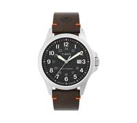 TIMEX Orologio analogico 'Expedition North Field Solar' marrone / arancione / argento, Taglia One Size
