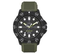 Timex Expedition Gallatin TW4B25400 - Orologio sportivo da 44 mm, quadrante verde, cinturino in silicone verde