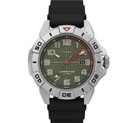 Timex Expedition North Ridge 42mm Orologio da uomo - Cinturino nero Quadrante verde Cassa color argento, nero