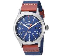 Timex Expedition Scout Nylon Strap Orologio da uomo, Blu/Marrone/Grigio, cinturino