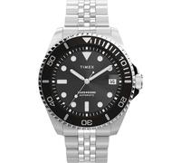 Timex Harborside Coast 40 mm orologio uomo, Colore argento/tono argento/nero