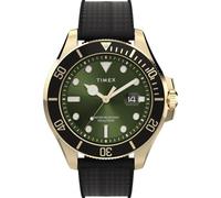Orologio da uomo Timex Trend Harborside Coast quadrante verde cinturino in go...