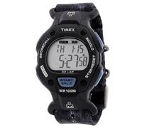 Timex Ironman - Orologio da uomo moderno, vintage, 38 mm, cinturino nero, quadrante digitale, cassa nera