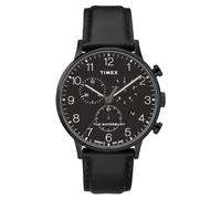 Timex Men Chronograph Watch with a Leather Strap Waterbury
