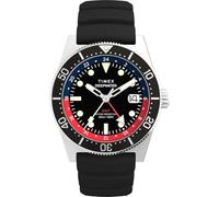 Timex Men's Analogue Quartz Watch with a Rubber Strap Deep Water Reef