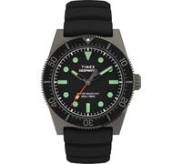 Timex Men's Analogue Quartz Watch with a Rubber Strap Deep Water Reef