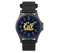 Timex Men's Collegiate Pride 40mm Watch - California Golden Bears with Black FastWrap Strap
