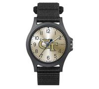 Timex Men's Collegiate Pride 40mm Watch - Georgia Tech Yellow Jackets with Black FastWrap Strap