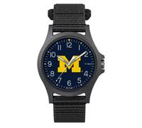 Timex Men's Collegiate Pride 40mm Watch - Michigan Wolverines with Black FastWrap Strap