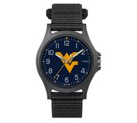 Timex Men's Collegiate Pride 40mm Watch - West Virginia Mountaineers with Black FastWrap Strap
